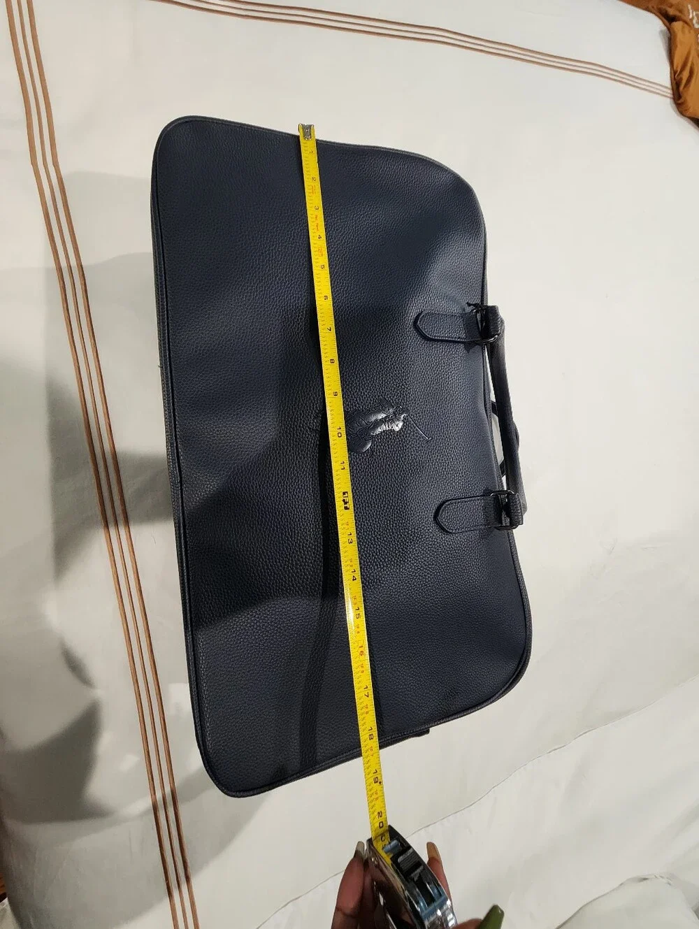 Ralph Lauren Navy Duffle Shoulder Bag, Gym Travel Weekender Bag